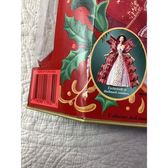 1997 Holiday Barbie Special Edition By Mattel In Red & White Dress*NIB - Picture 4 of 6